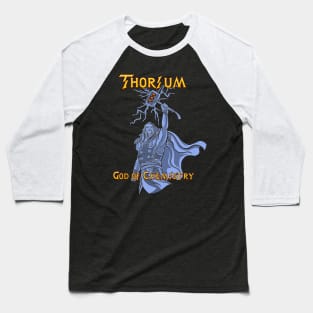 Thorium God of Chemisty - Funny Superhero Science Shirt Baseball T-Shirt